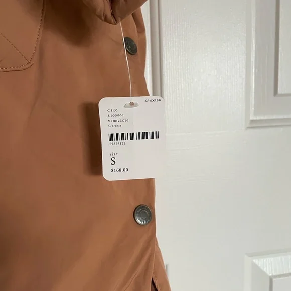 Free People Bronze Duvet Puffer Coat Jacket - NWT - Picture 3 of 6